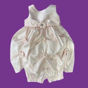 Cinderella sleeveless dress with matching bloomers SIZE 18 MONTHS